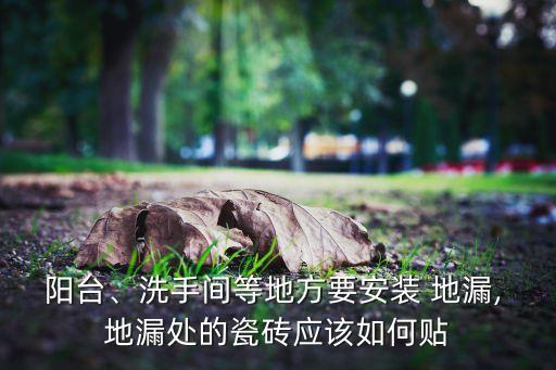 衛(wèi)浴地漏怎么鋪設好看圖片