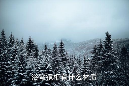 浴室鏡柜有什么材質(zhì)