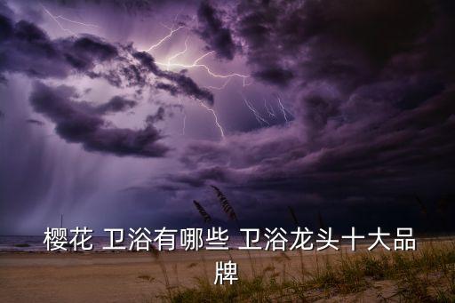  櫻花 衛(wèi)浴有哪些 衛(wèi)浴龍頭十大品牌