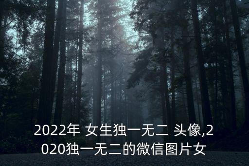 2022年 女生獨(dú)一無(wú)二 頭像,2020獨(dú)一無(wú)二的微信圖片女