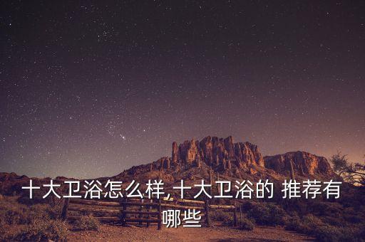 廚電衛(wèi)浴專家推薦品牌