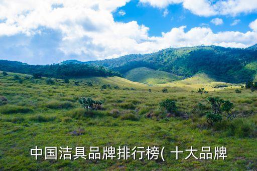 中國(guó)潔具品牌排行榜( 十大品牌