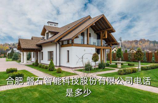 合肥 磐石智能科技股份有限公司電話是多少