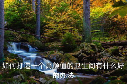 如何打造一個高顏值的衛(wèi)生間有什么好的辦法