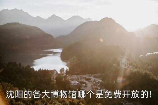 沈陽的各大博物館哪個(gè)是免費(fèi)開放的!