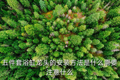 五件套浴缸龍頭的安裝方法是什么需要注意什么