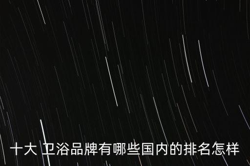 十大 衛(wèi)浴品牌有哪些國(guó)內(nèi)的排名怎樣