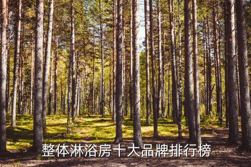  整體淋浴房十大品牌排行榜
