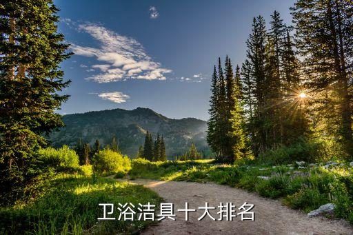 衛(wèi)浴潔具十大排名