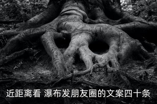近距離看 瀑布發(fā)朋友圈的文案四十條