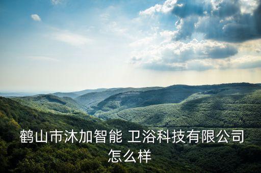  鶴山市沐加智能 衛(wèi)浴科技有限公司怎么樣