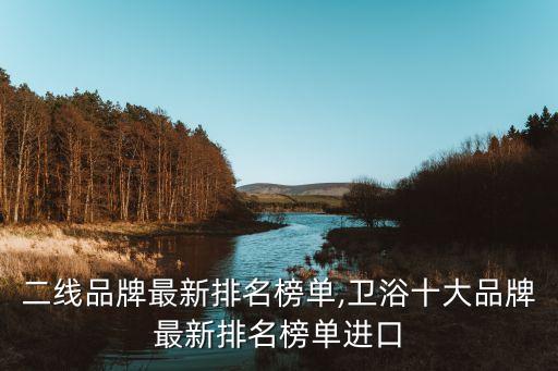 衛(wèi)浴二線品牌最新排名榜單,衛(wèi)浴十大品牌最新排名榜單進(jìn)口
