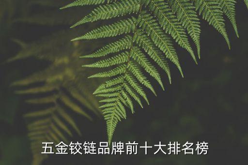  五金鉸鏈品牌前十大排名榜