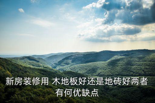 新房裝修用 木地板好還是地磚好兩者有何優(yōu)缺點(diǎn)