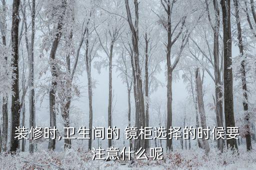 衛(wèi)浴鏡柜個(gè)性名字圖片