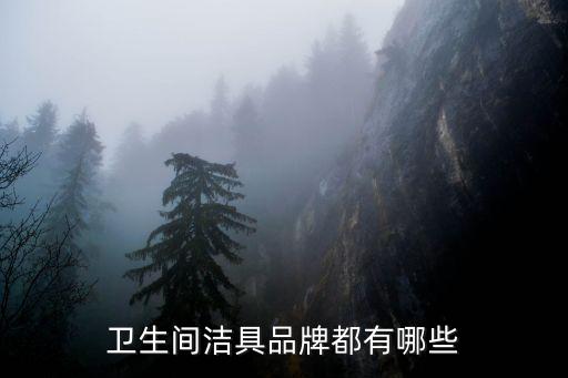 衛(wèi)生間潔具品牌都有哪些