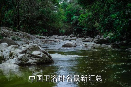 中國衛(wèi)浴排名最新匯總