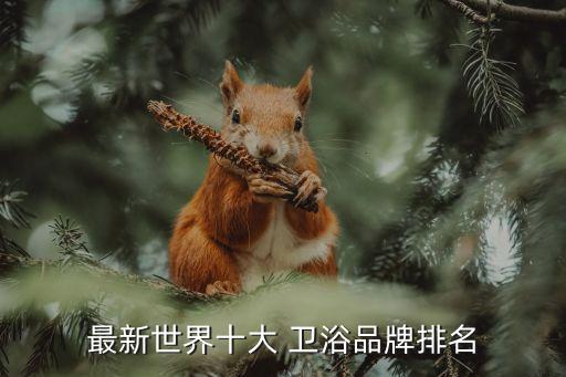 最新世界十大 衛(wèi)浴品牌排名