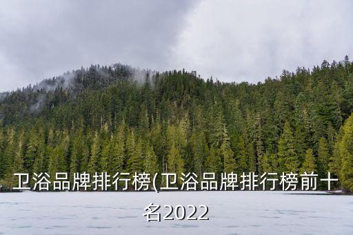 環(huán)保衛(wèi)浴有哪些品牌,衛(wèi)浴排名前十的品牌有哪些