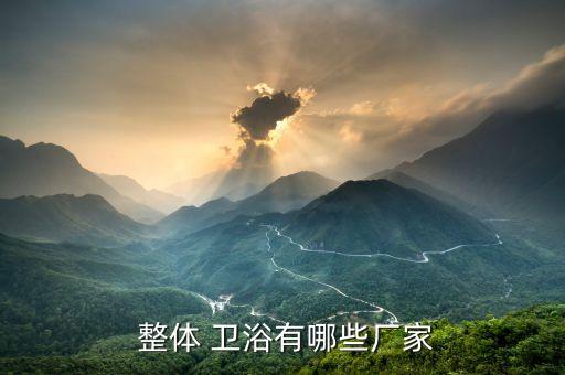  整體 衛(wèi)浴有哪些廠家