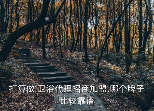 打算做 衛(wèi)浴代理招商加盟,哪個(gè)牌子比較靠譜