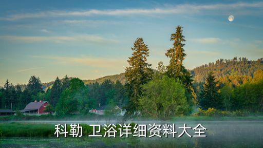 科勒 衛(wèi)浴詳細(xì)資料大全