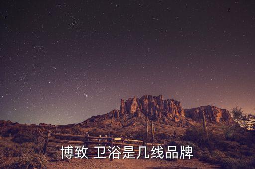 博致 衛(wèi)浴是幾線品牌