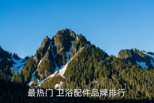 最熱門 衛(wèi)浴配件品牌排行