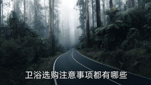  衛(wèi)浴選購注意事項都有哪些