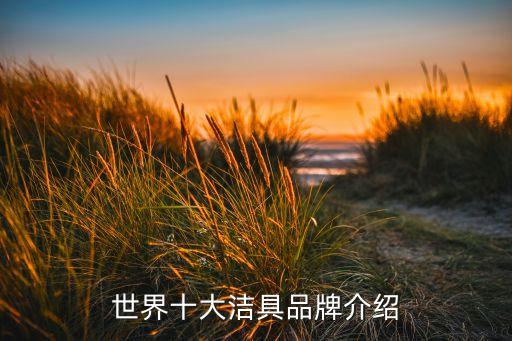 世界十大潔具品牌介紹