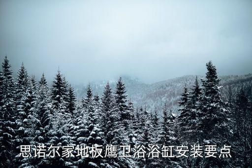思諾爾家地板鷹衛(wèi)浴浴缸安裝要點(diǎn)