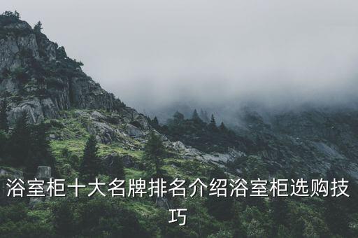 浴室柜十大名牌排名介紹浴室柜選購(gòu)技巧