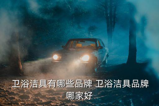  衛(wèi)浴潔具有哪些品牌 衛(wèi)浴潔具品牌哪家好