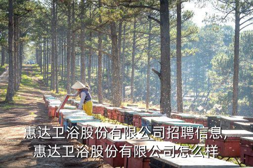  惠達(dá)衛(wèi)浴股份有限公司招聘信息, 惠達(dá)衛(wèi)浴股份有限公司怎么樣