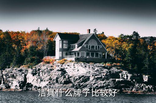 潔具什么牌子比較好