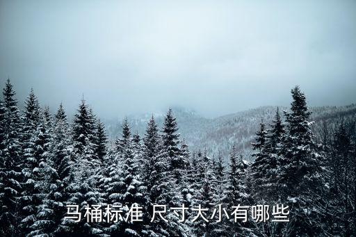 馬桶標(biāo)準(zhǔn) 尺寸大小有哪些