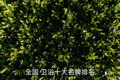 中國(guó)衛(wèi)浴一二線品牌,衛(wèi)浴一線二線三線品牌有哪些