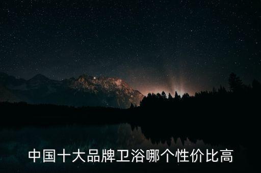 中國十大品牌衛(wèi)浴哪個(gè)性價(jià)比高