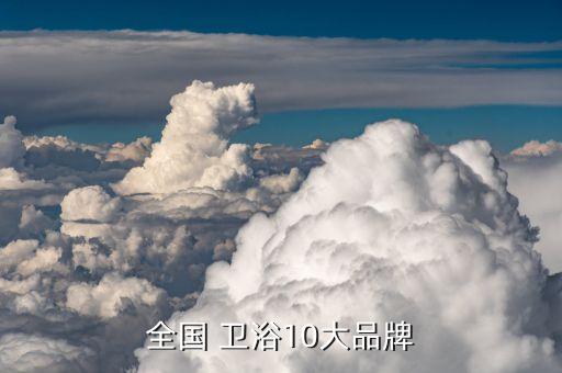 全國 衛(wèi)浴10大品牌