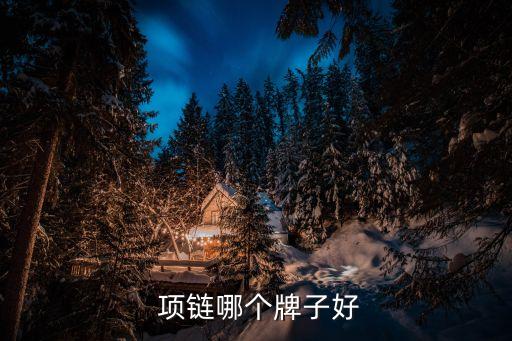  項鏈哪個牌子好