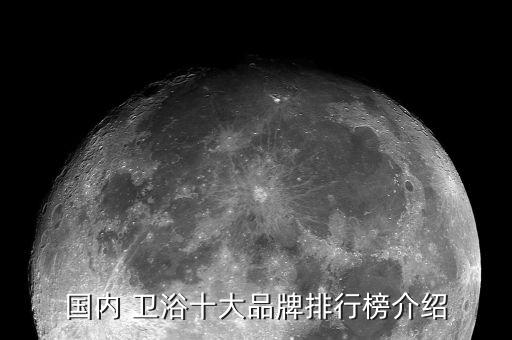國內(nèi) 衛(wèi)浴十大品牌排行榜介紹