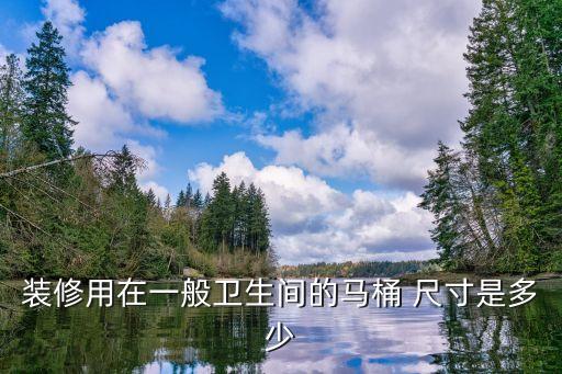 裝修用在一般衛(wèi)生間的馬桶 尺寸是多少