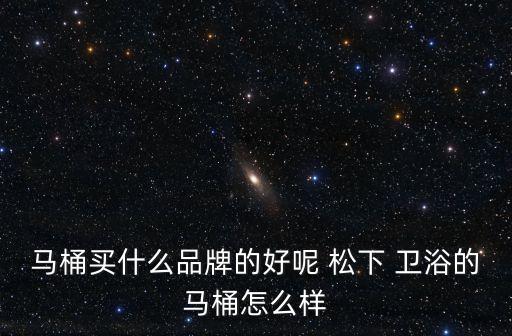 馬桶買(mǎi)什么品牌的好呢 松下 衛(wèi)浴的馬桶怎么樣