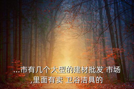 萊西衛(wèi)浴配件市場地址,鄭州有幾個(gè)水暖衛(wèi)浴配件市場