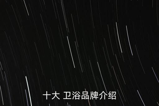 十大 衛(wèi)浴品牌介紹