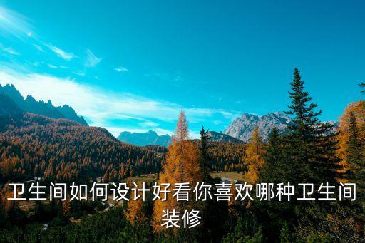 衛(wèi)生間如何設(shè)計(jì)好看你喜歡哪種衛(wèi)生間裝修