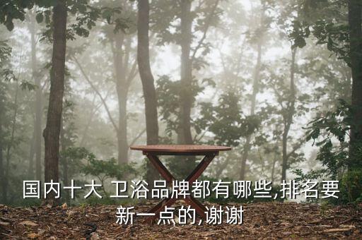 國內(nèi)十大 衛(wèi)浴品牌都有哪些,排名要新一點的,謝謝