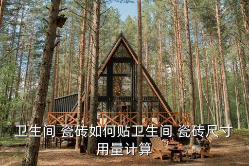 衛(wèi)生間 瓷磚如何貼衛(wèi)生間 瓷磚尺寸用量計算