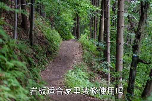  巖板適合家里裝修使用嗎