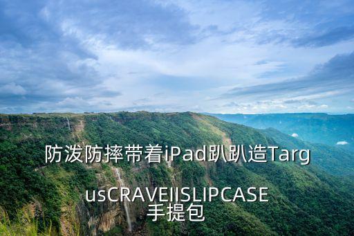 防潑防摔帶著iPad趴趴造TargusCRAVEIISLIPCASE手提包
